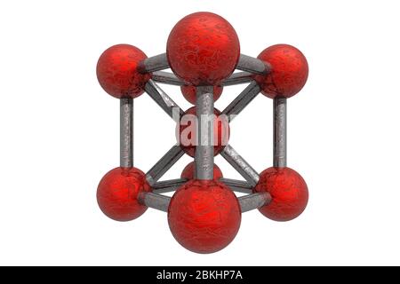 3D Illustration - Molecule Illustration Stock Photo