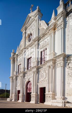 India, Daman and Diu Territory, Diu District, façade of Saint Paul's church Stock Photo