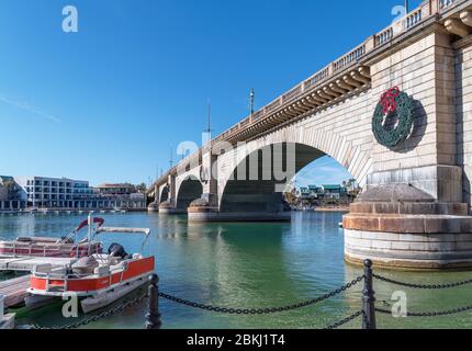 London Bridge, Lake Havasu City, Arizona, USA Stock Photo