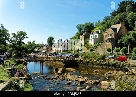 France, Finistere, Pont Aven, the banks of Aven river Stock Photo