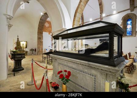 France, Var, Dracenie, Les Arcs sur Argens, St. Roseline Chapel, St. Roseline mummy who died in 1329 Stock Photo