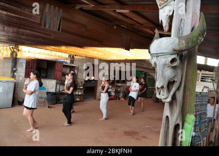 France, Guiana, Cacao, Hmong New Year Stock Photo