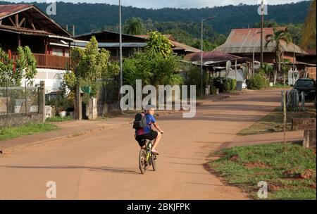 France, Guiana, Cacao, Hmong New Year Stock Photo