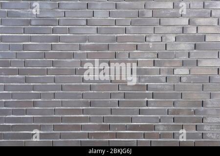 Abstract background of a fragment of the blank clean wall from rectangular white silicate brick Stock Photo