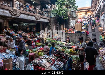 Ubud Morning Market known as Ubud Morning Bazaar Stock Photo