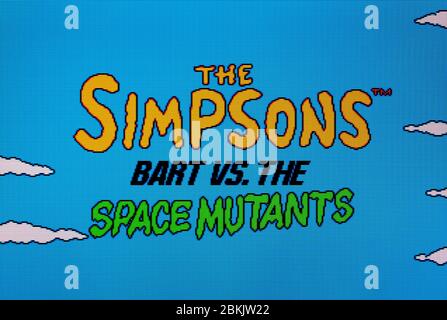 Master System: The Simpsons - Bart VS The Space Mutants [TOP & 1ERE