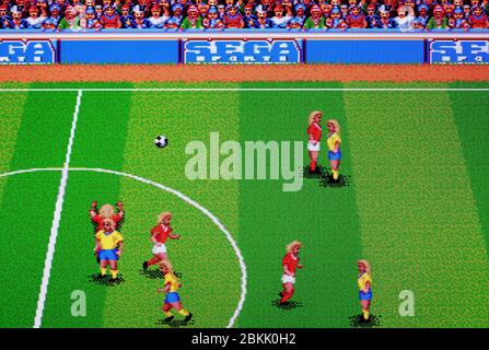 Champions World Class Soccer - Sega Genesis Mega Drive - Editorial use only  Stock Photo - Alamy