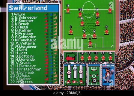 World Championship Soccer II 2 - Sega Genesis Mega Drive - Editorial use  only Stock Photo - Alamy