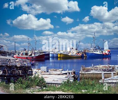 Nova Scotia is Canada's most Eastern Province. It's seashore are bordering on the Atlantic Ocea. It's major industry is fish and lobster production an Stock Photo