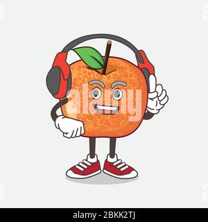 Dinosaur Eggs Pluots Fruit Mascot Character Vector Illustration Stock Vector