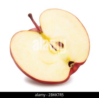 sliced apples path isolated Stock Photo - Alamy