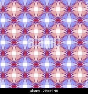 Duotone thin micro lines pattern. Guilloche vector seamless pattern. Color background with thin lines and optical blending effect Stock Vector