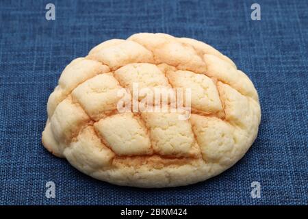 Japanese meronpan bread on table Stock Photo