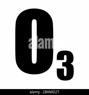 Ozone icon illustration Stock Vector