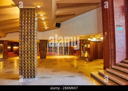 Interior of national opera and ballet theater in Lithuania Stock Photo