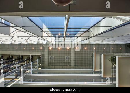 Ceiling and interior pf modern office building Stock Photo