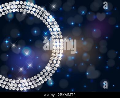 Abstract Luxury Black Diamond Background Vector Illustration Stock Vector