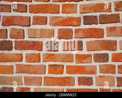Wall made from bricks, can be used as a background Stock Photo