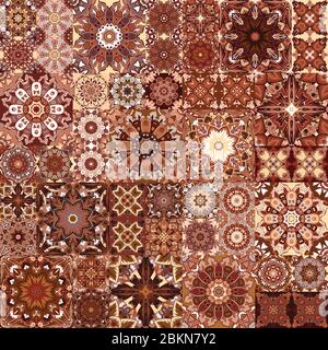 Seamless pattern. Vintage decorative elements. Hand drawn background. Islam, Arabic, Indian, ottoman motifs. Perfect for printing on fabric or paper. Stock Vector
