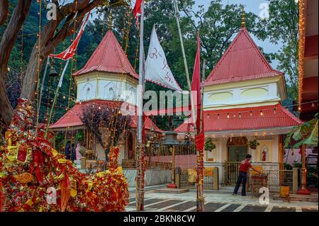 23 Sep 2009 Naina devi temple , Nainital , Uttaranchal Uttarakhand , India asia Stock Photo