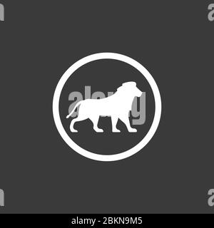 Lion vector icon. Key ideas is business, design, branding Stock Vector ...