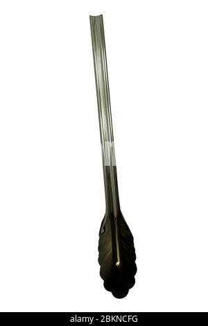 serving tongs isolated on a white background . Stock Photo
