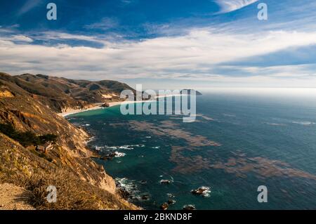 Coastal scenery along Higway 1 between San Luis Obispo and Santa