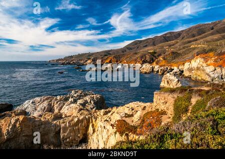 Coastal scenery along Higway 1 between San Luis Obispo and Santa