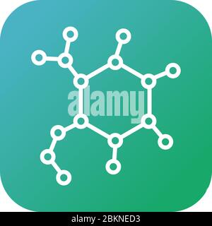 Beautigul science vector line icon Stock Vector