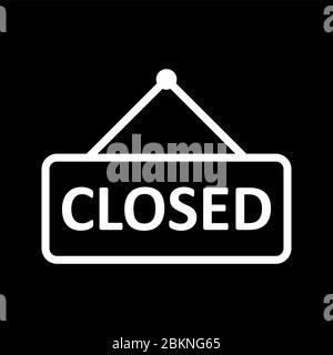 Beautiful Closed tag vector line icon Stock Vector