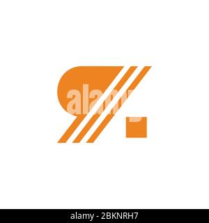 letter q abstract sun roof window home symbol logo vector Stock Vector