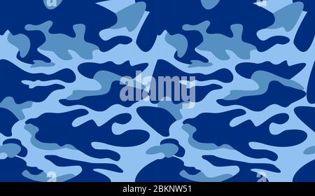 Camouflage pattern background vector. Classic clothing style masking camo repeat print. Virtual background for online conferences, online transmission Stock Vector