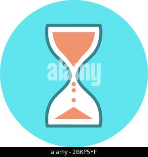 Vintage hourglass icon. Stock Vector