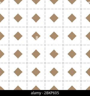 Seamless pattern with rhombuses in vector EPS8 format, pattern swatch included. Stock Vector