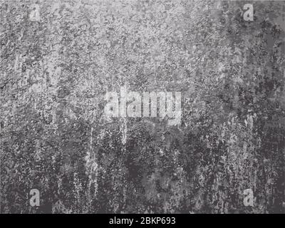 Rusty metal abstract background. Abstract grunge backdrop of aged dirty iron. Texture of rusted steel surface. Stylized image of eroded metallic plate Stock Vector