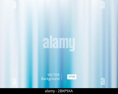 Blue striped and blurred abstract background. EPS8 vector illustration includes Pattern Swatches. Stock Vector