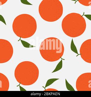 Citrus fruits pattern with lemons and oranges. Varied and colorful backround useful how wrapping paper or texture. Stock Vector