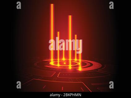 Futuristic abstract background Stock Vector