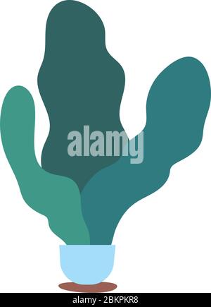 furniture and decoration items at home vector illustration design Stock Vector