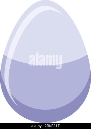 Ostrich egg icon, isometric style Stock Vector