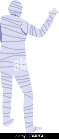 Mummy icon, isometric style Stock Vector