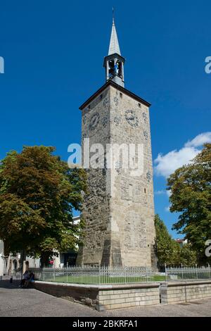 France, Drome, Romans sur Isere, the Jacquemart tower Stock Photo