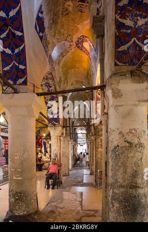 Turkey, Istanbul, Beyasit district in the alleys of the souk of the grand covered bazaar Stock Photo