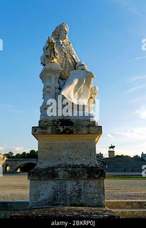 France, Oise, Chantilly, Chantilly, estate, Chantilly castle and Conde museum Stock Photo