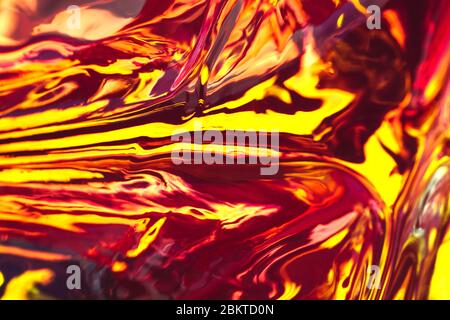 Bright holographic foil background. Multicolor trendy backdrop. Stock Photo