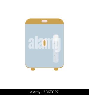 Humidifier. Aromatherapy for the home and a modern, useful air purifier. Vector colorful illustration in cartoon style flat Stock Vector
