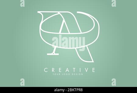 Outline AC A C Letters Logo with Monogram Design. Creative AC Letter ...