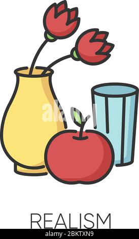 Realism RGB color icon Stock Vector