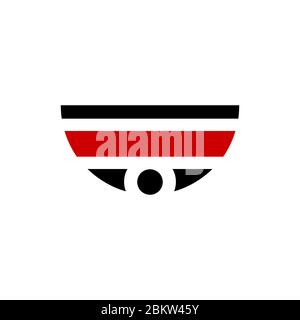 Business connecting logo, simple and minimal design concept, isolated on white background. Stock Vector