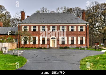 Oyster Bay, New York - Apr 25, 2020: Sagamore Hill National Historic Site in Long Island, New York.